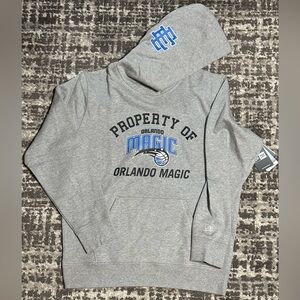 NWT - Men’s Eric Emanuel x New Era Men’s Grey Orlando Magic Hoodie, Size - L
